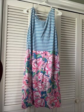 Lilly Pulitzer Stripe & Floral Sundress